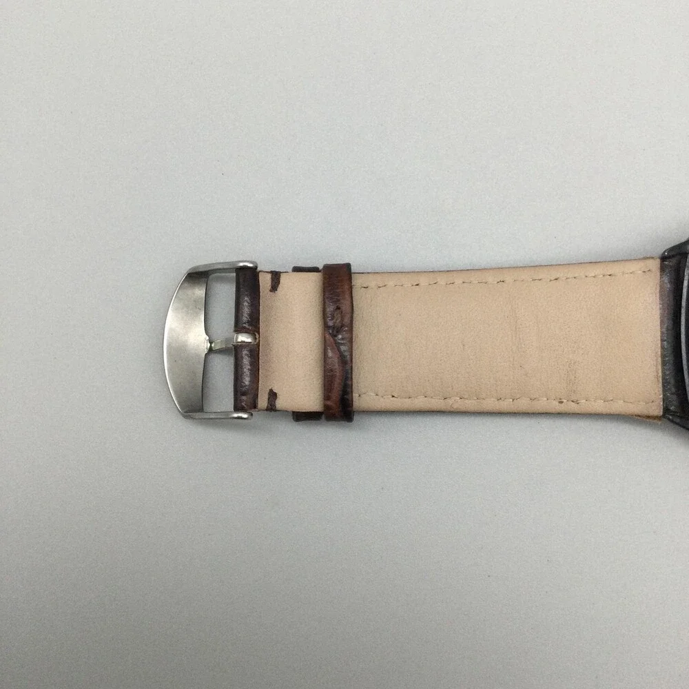 Daniel Cremieux Mens Watch 38mm Brown Dial Brown Leather V-101D V-LDLD